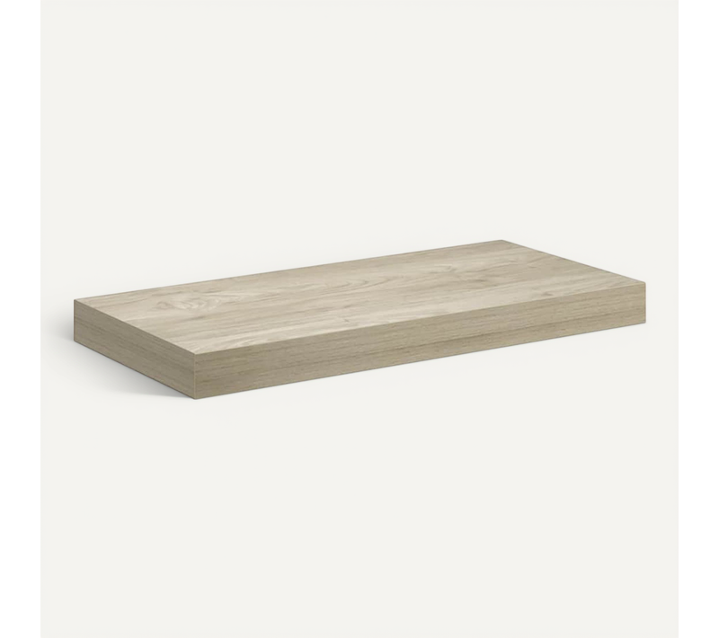 étagère Murale Flottante Chêne 50x23,5x3,8 Cm Mdf