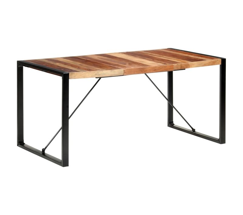 Table De Salle À Manger 160x80x75 Cm Bois Solide