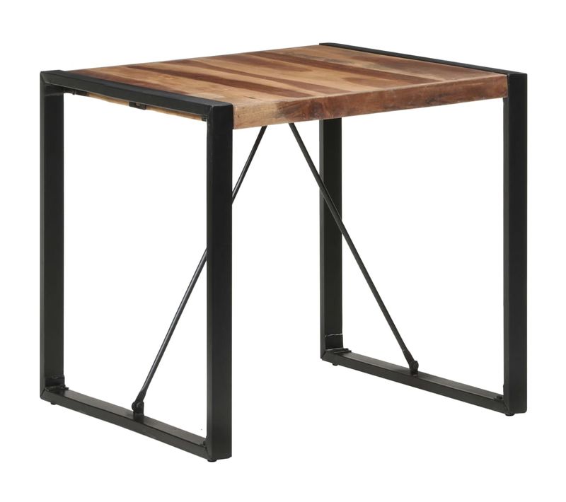 Table De Salle À Manger 80x80x75 Cm Bois Solide