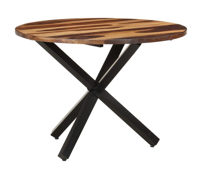 Table De Salle À Manger 100x100x75 Cm Bois D'acacia