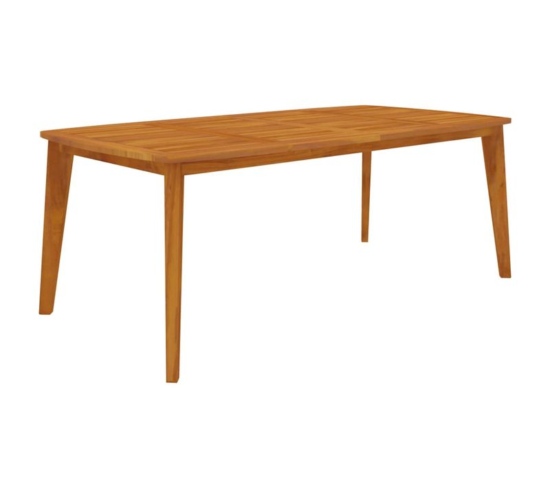 Table De Jardin 200x100x75 Cm Bois D'acacia Solide