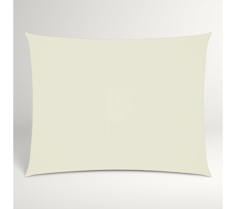 Voile De Parasol Tissu Oxford Rectangulaire 4x5 M Crème