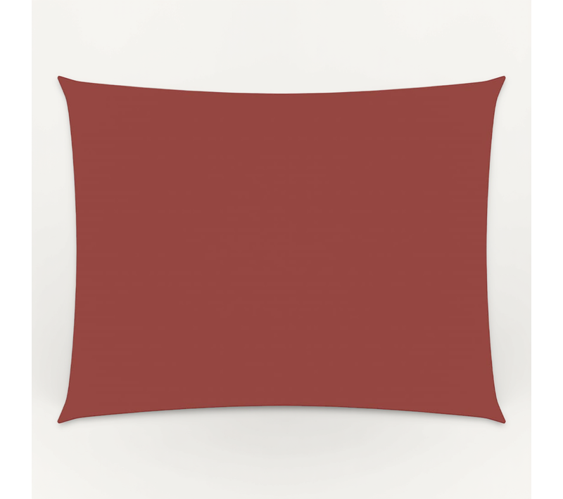 Voile De Parasol Tissu Oxford Rectangulaire 4x5 M Terre Cuite