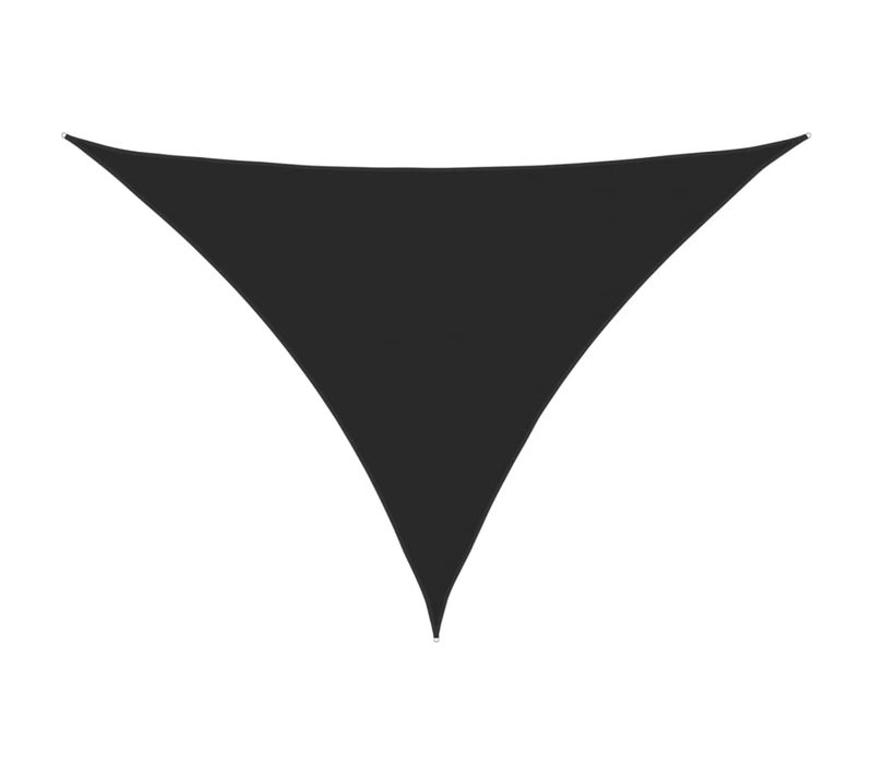 Voile D'ombrage Tissu Oxford Triangulaire 3x3x4,24 M Noir