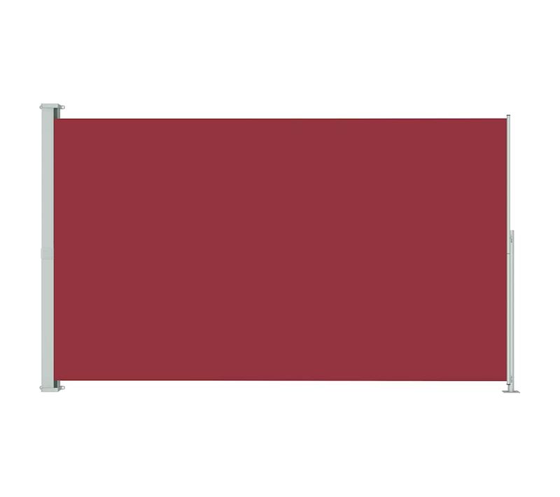 Auvent Latéral Rétractable De Patio 180x300 Cm Rouge