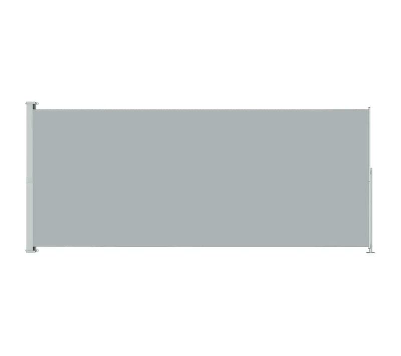 Auvent Latéral Rétractable De Patio 200x500 Cm Gris