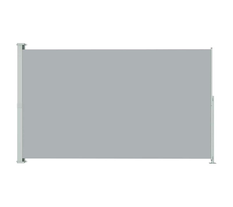 Auvent Latéral Rétractable De Patio 220x300 Cm Gris