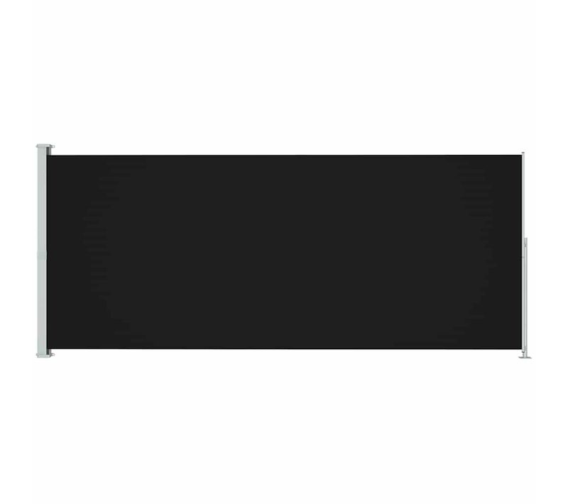 Auvent Latéral Rétractable De Patio 220x500 Cm Noir