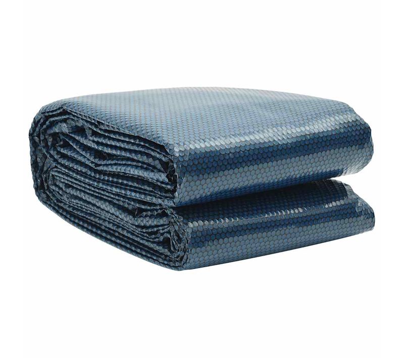 Film Solaire De Piscine Flottant Pe 300 Cm Noir Et Bleu