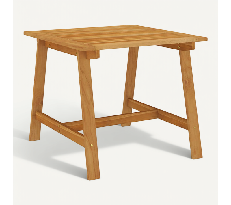 Table À Manger De Jardin 88x88x74 Cm Bois D'acacia Massif