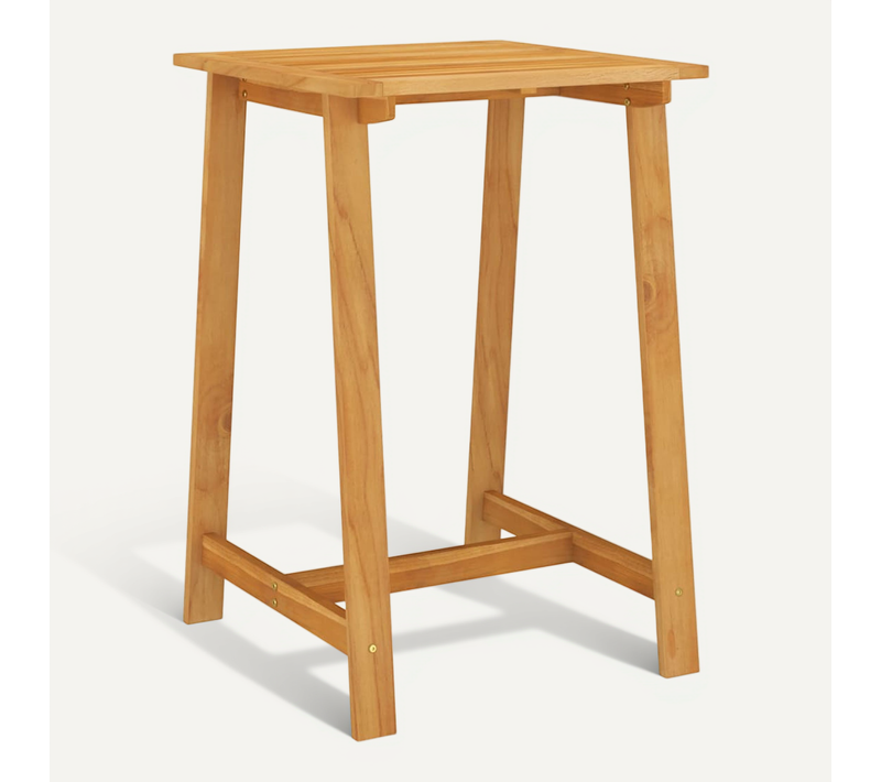 Table De Bar De Jardin 70x70x104 Cm Bois D'acacia Massif