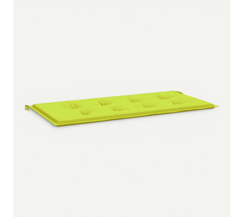Coussin De Banc De Jardin Vert Brillant 120x50x3cm Tissu Oxford
