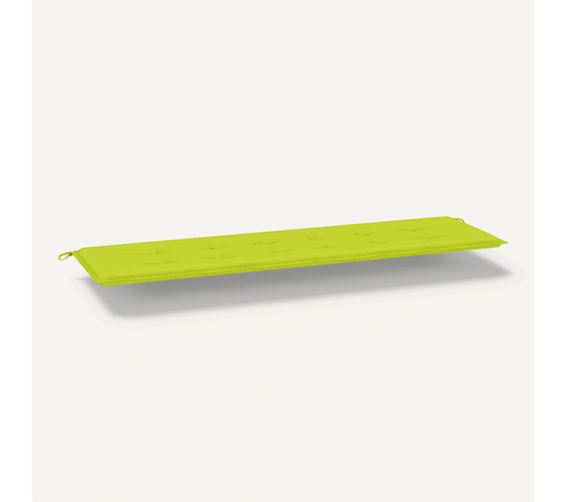 Coussin De Banc De Jardin Vert Brillant 180x50x3cm Tissu Oxford