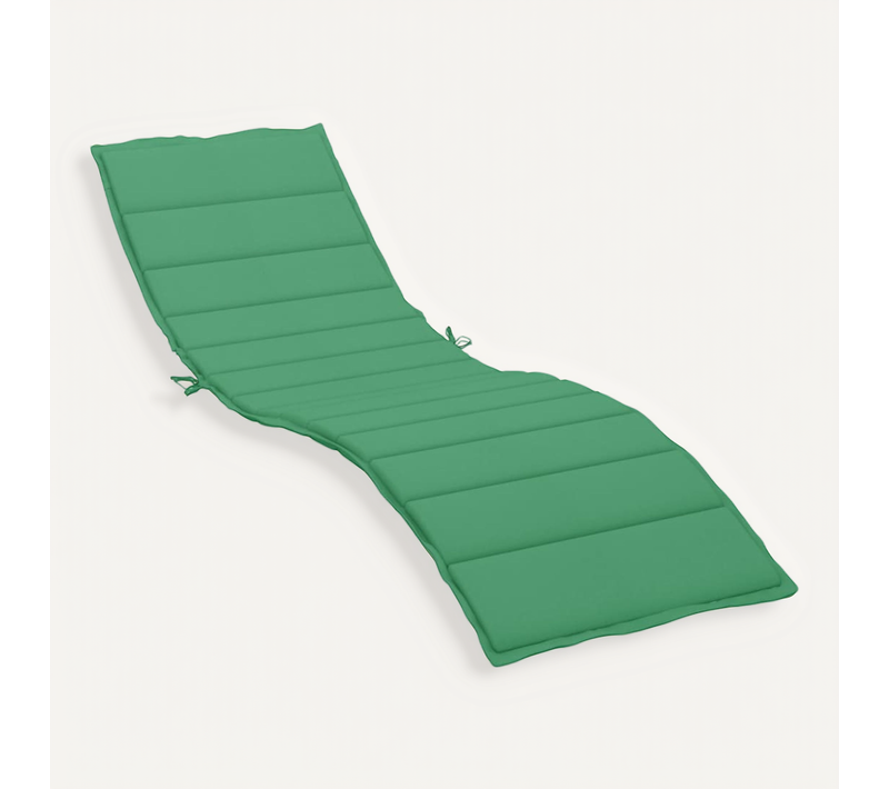 Coussin De Chaise Longue Vert 200x60x3 Cm Tissu Oxford