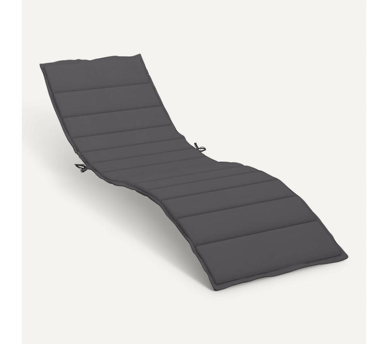 Coussin De Chaise Longue Anthracite 200x70x3 Cm Tissu Oxford