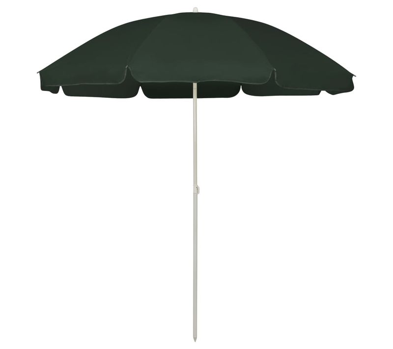 Parasol De Plage Vert 240 Cm