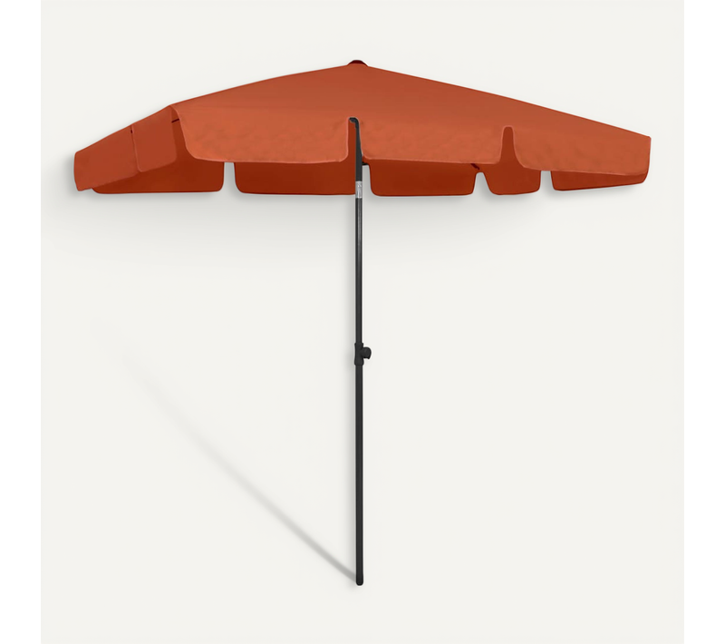 Parasol De Plage Terre Cuite 200x125 Cm