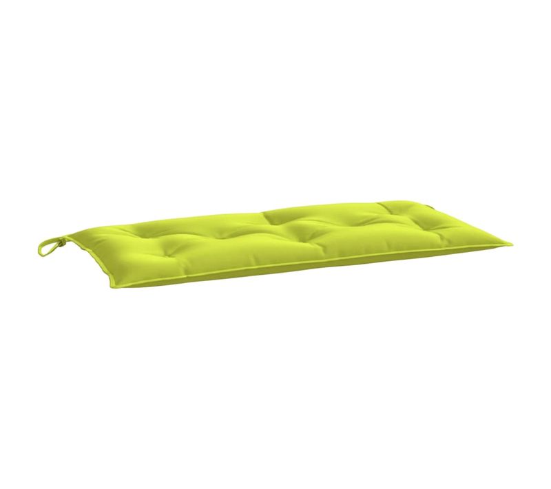 Coussin De Banc De Jardin Vert Brillant 100x50x7cm Tissu Oxford