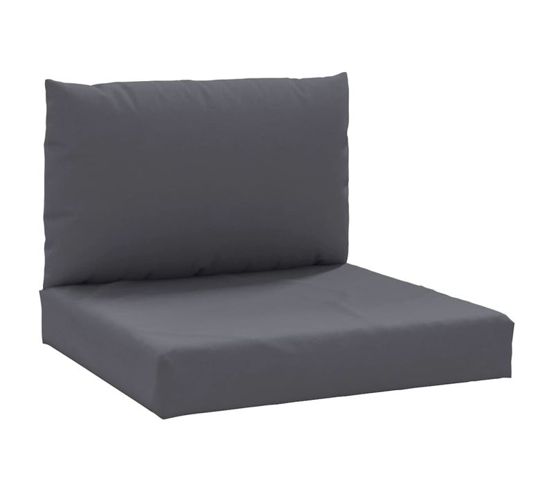 Coussins De Palette Lot De 2 Anthracite Tissu Oxford