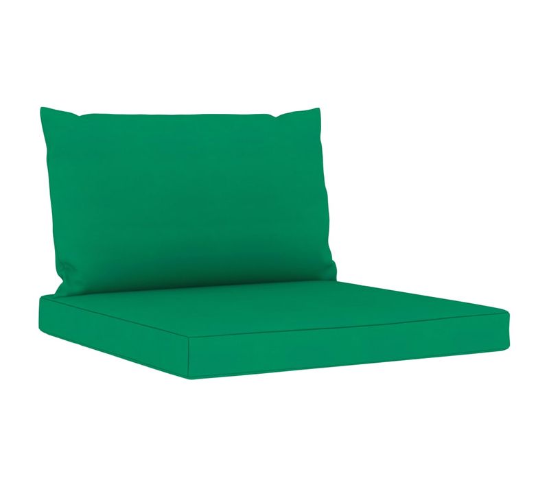 Coussins De Palette Lot De 2 Vert Tissu Oxford