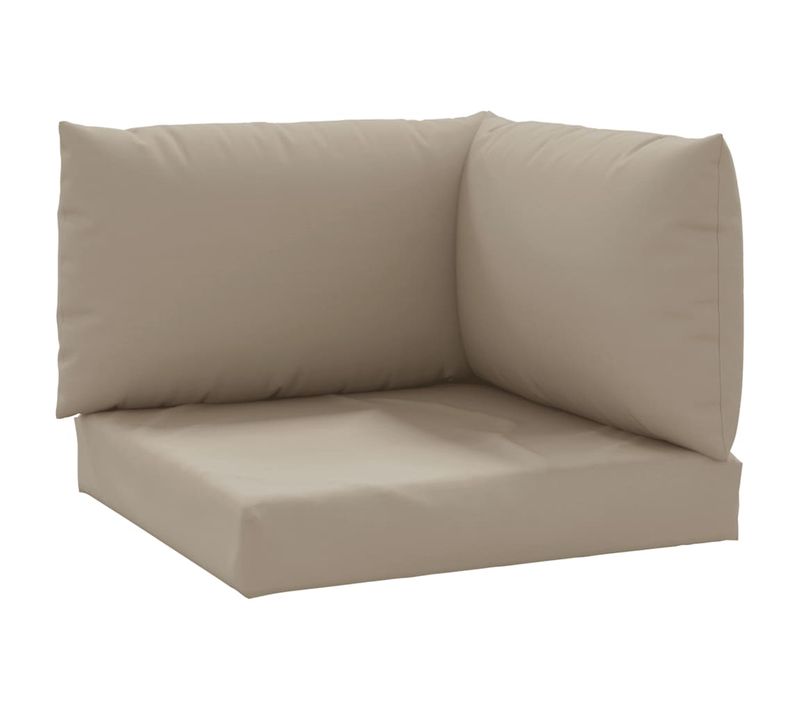 Coussins De Palette Lot De 3 Taupe Tissu Oxford