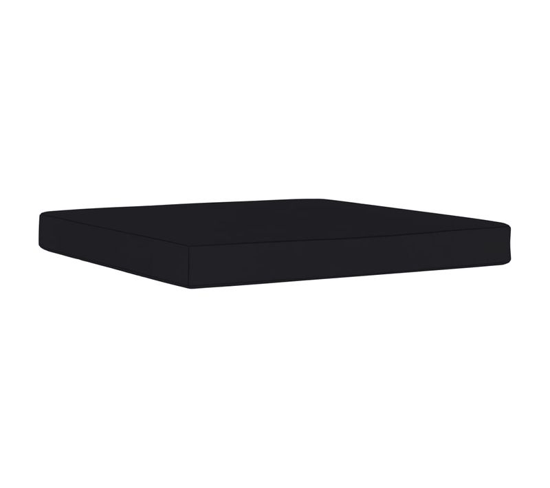 Coussin De Palette Noir 60x60x6 Cm Tissu Oxford