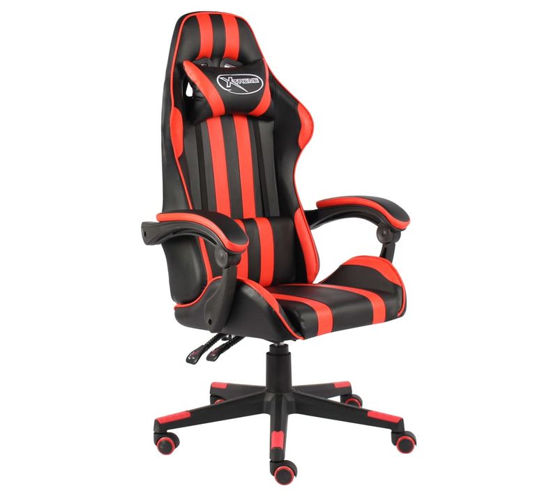 Fauteuil Gamer Noir Et Rouge Similicuir