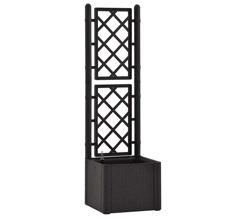 Jardinière De Jardin Treillis Système D'arrosage Anthracite
