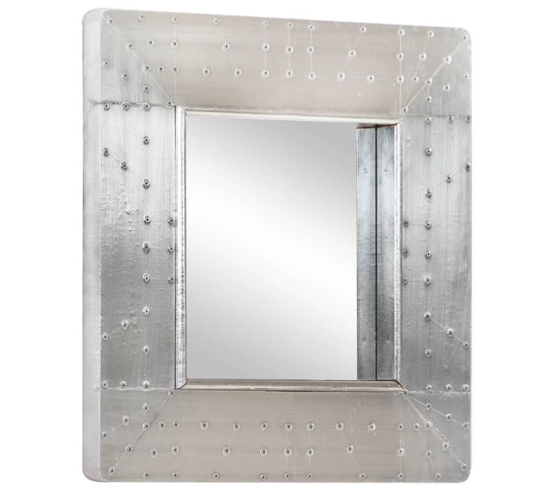Miroir De Style Aviation 50x50 Cm Métal