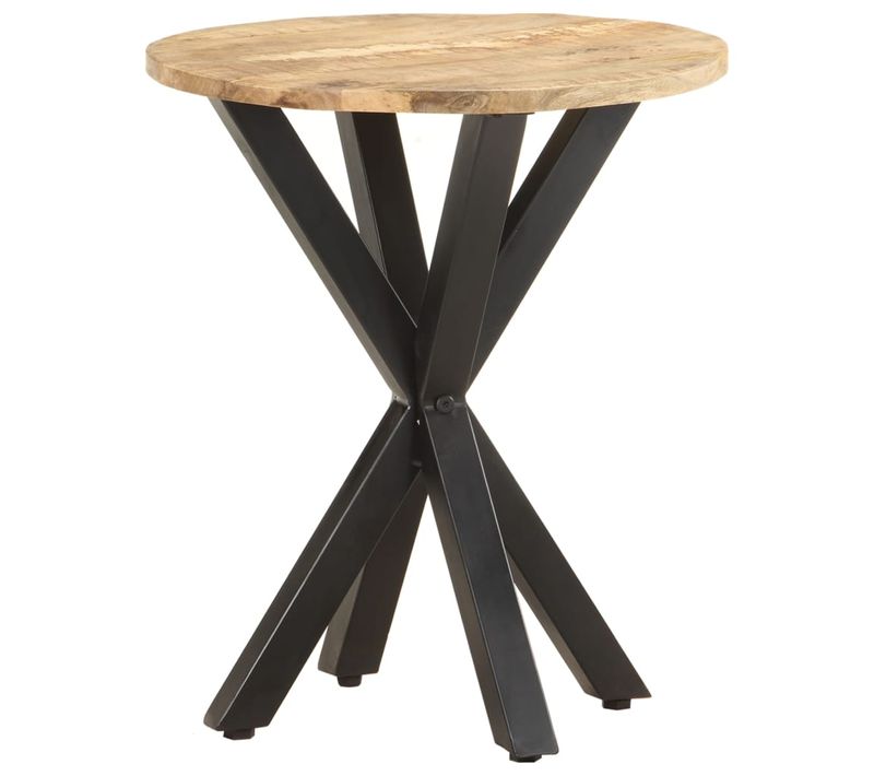 Table D'appoint 48x48x56 Cm Bois De Manguier Massif