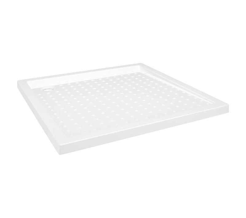 Receveur De Douche Avec Picots Blanc 80x80x4 Cm Abs