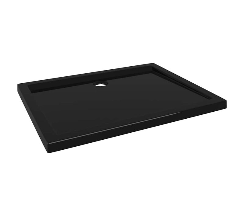 Receveur De Douche Rectangulaire Abs Noir 70x90 Cm