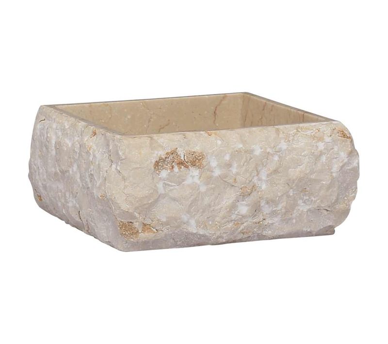 Lavabo Crème 30x30x13 Cm Marbre