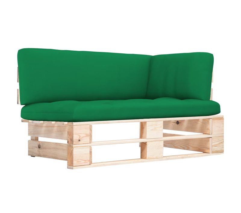 Canapé D'angle Palette De Jardin Bois De Pin Imprégné