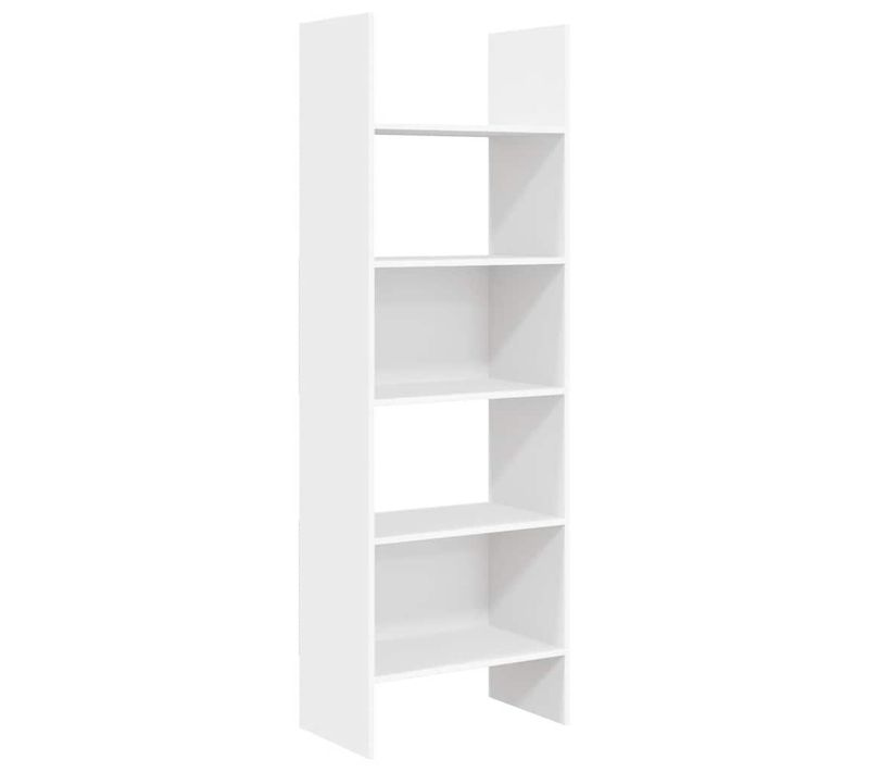 Bibliothèque Blanc 60x35x180 Cm Bois D’ingénierie