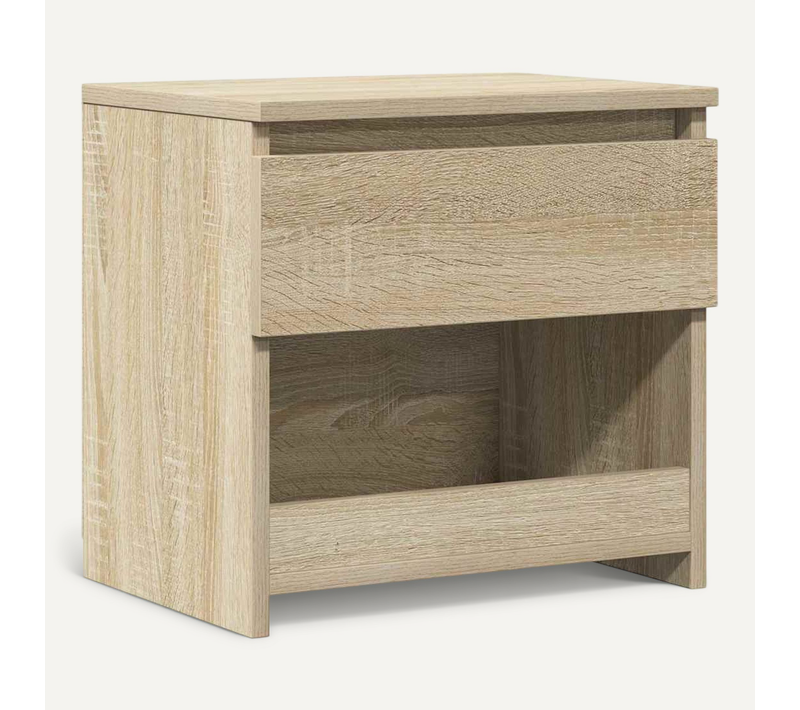 Table De Chevet Chêne Sonoma 40x30x39 Cm Aggloméré