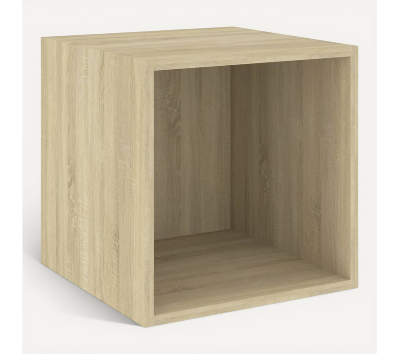 Armoire Murale Chêne Sonoma 37x37x37cm Bois Contreplaqué