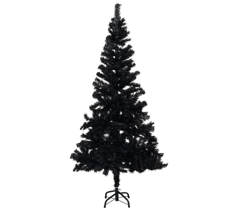 Sapin De Noël Artificiel Avec Support Noir 240 Cm Pvc