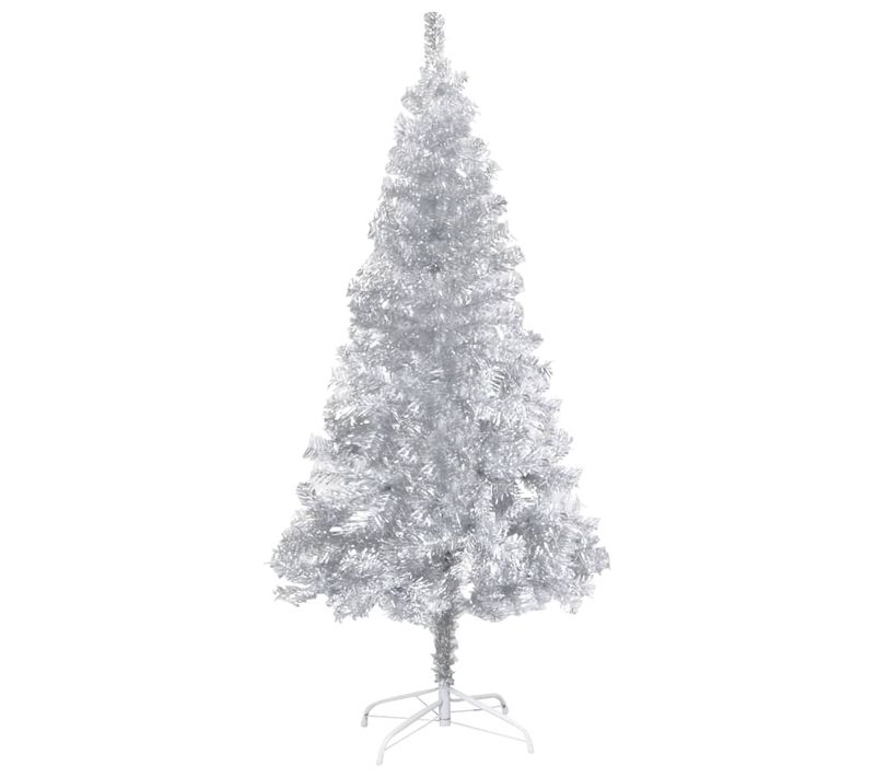 Sapin De Noël Artificiel Avec Support Argenté 120 Cm Pet