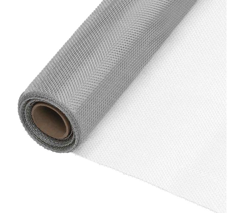 écran En Treillis Acier Inoxydable 60x1000 Cm Argenté