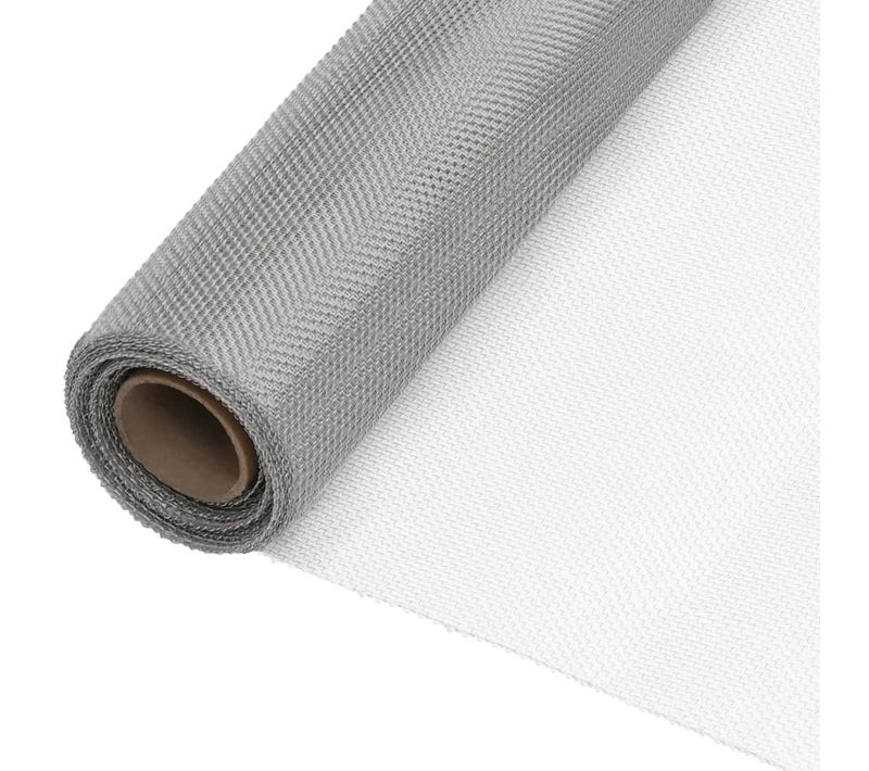 écran En Treillis Acier Inoxydable 112x1000 Cm Argenté