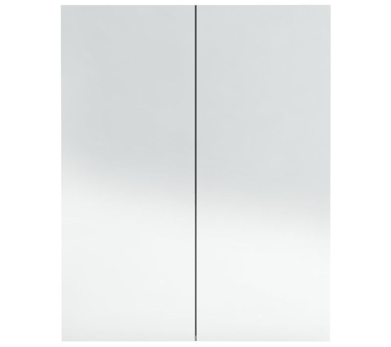 Armoire à Miroir De Salle De Bain 60x15x75 Cm Mdf Anthracite