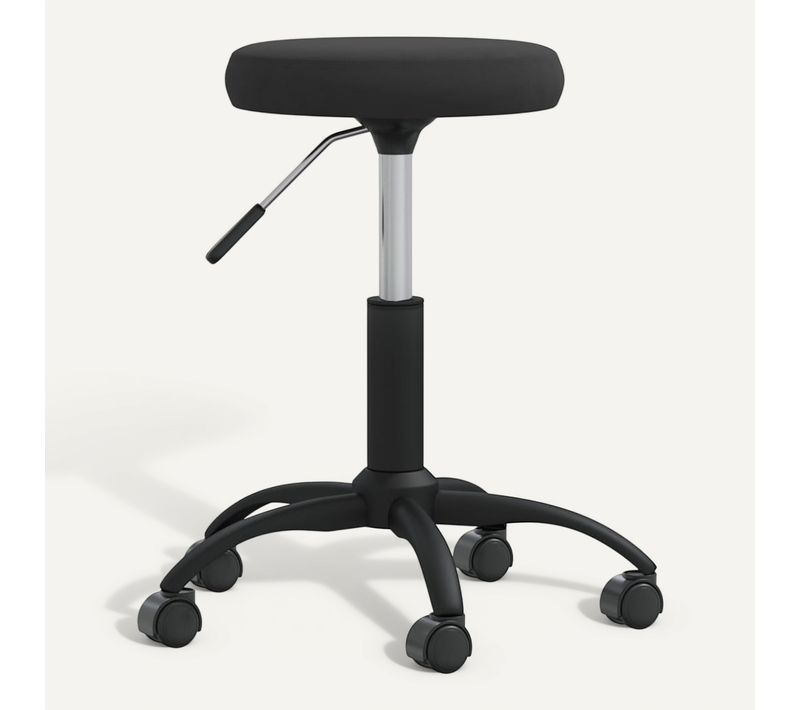 Chaise Pivotante De Bureau Noir Velours