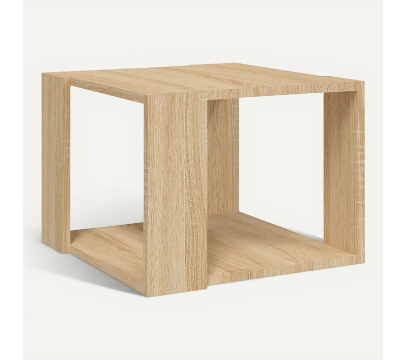Table Basse Chêne Sonoma 40x40x30 Cm Bois Contreplaqué