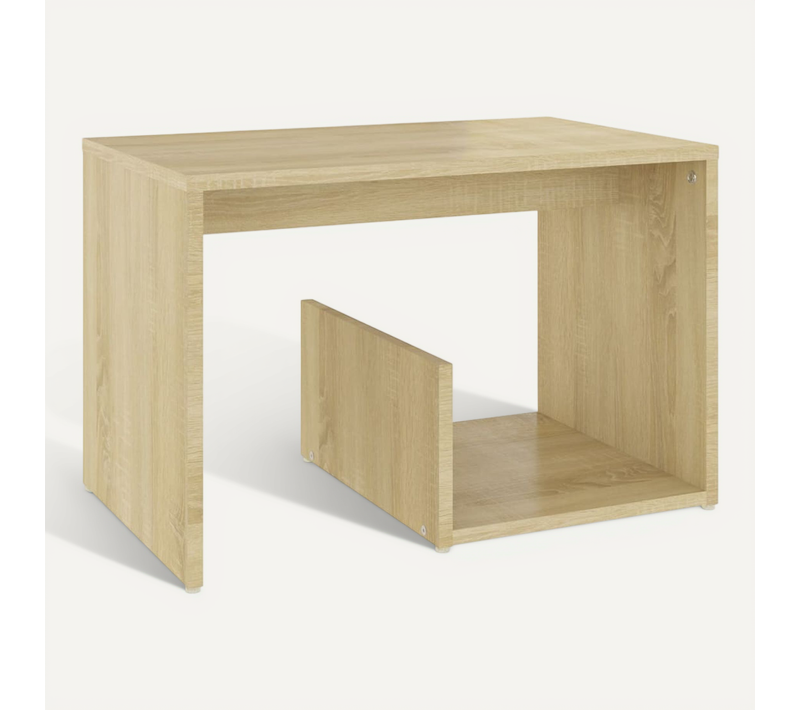 Bout de canapé Chêne Sonoma 59x36x38 Cm Bois Contreplaqué