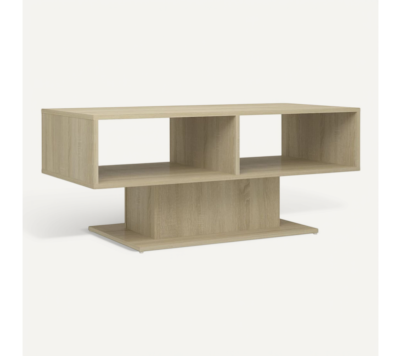 Table Basse Chêne Sonoma 103,5x50x44,5 Cm Bois Contreplaqué