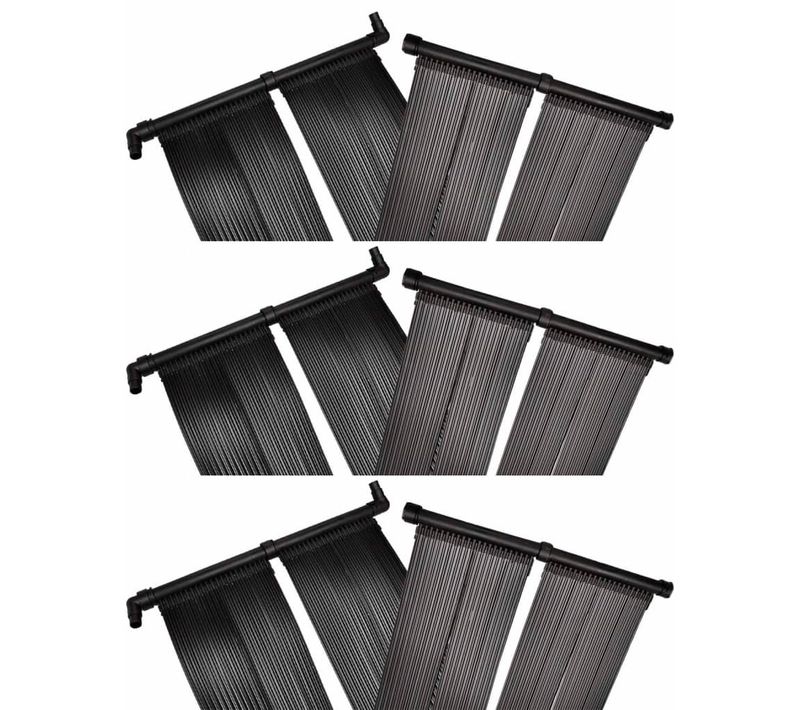 Panneaux Solaires De Chauffage De Piscine 6 Pièces 80x620 Cm