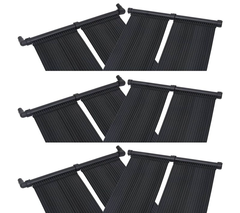 Panneaux Solaires De Chauffage De Piscine 6 Pièces 80x310 Cm