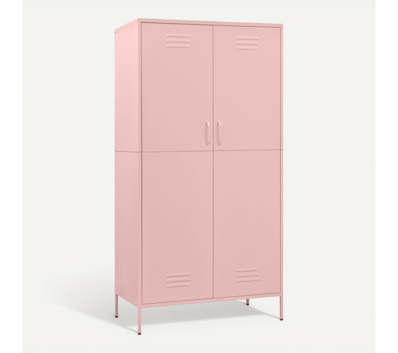 Garde-robe Rose 90x50x180 Cm Acier