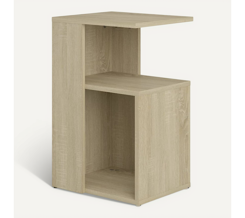 Table D'appoint Chêne Sonoma 36x30x56 Cm Bois D’ingénierie